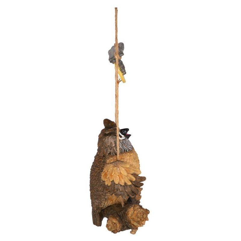 Howie The Hoot Owl Swinging Statue