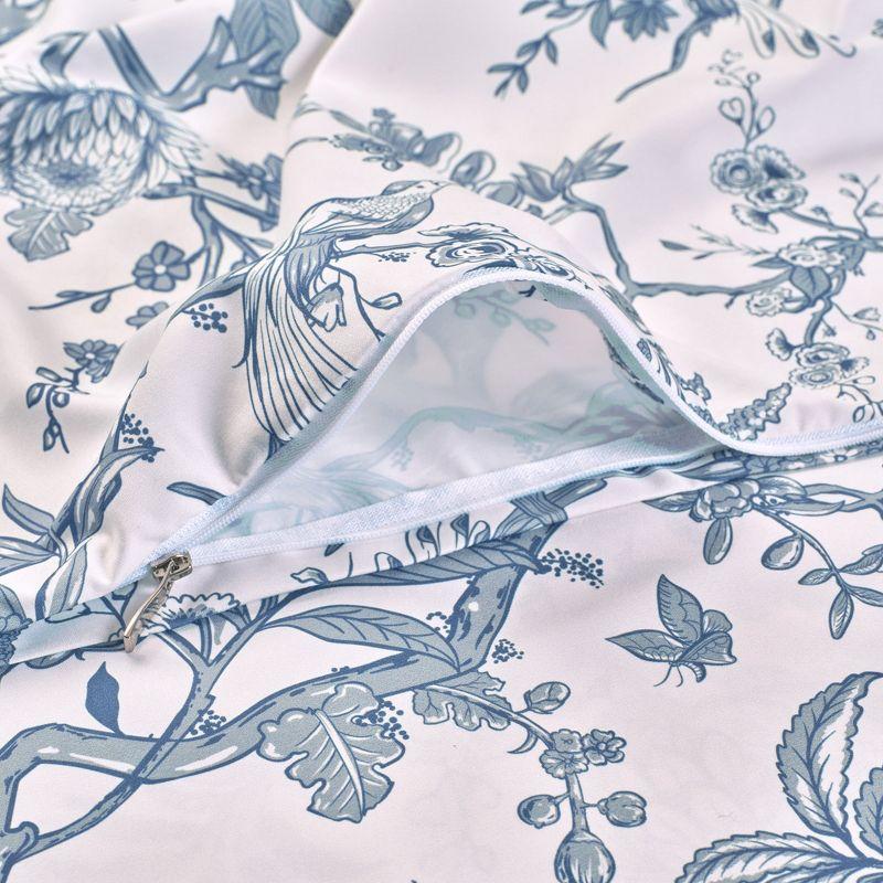 Chanasya Chanasya Antique Toile Double Brushed Microfiber Duvet Cover Set