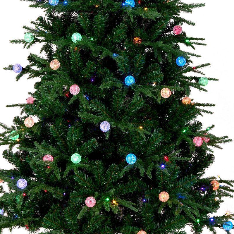 National Tree Company Pre-lit Feel Real Duxbury Artificial Christmas Tree with Dual Color LED Lights