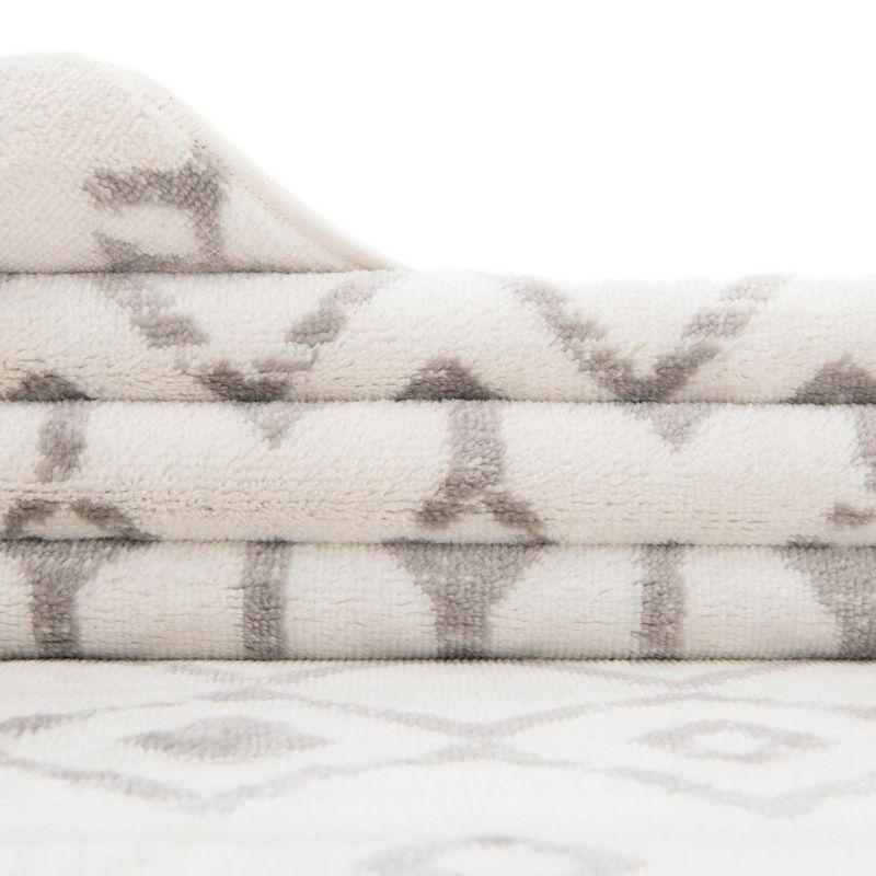 Unique Loom 7' 0 x 10' 0 Rectangle Moroccan Trellis Ivory Area Rug