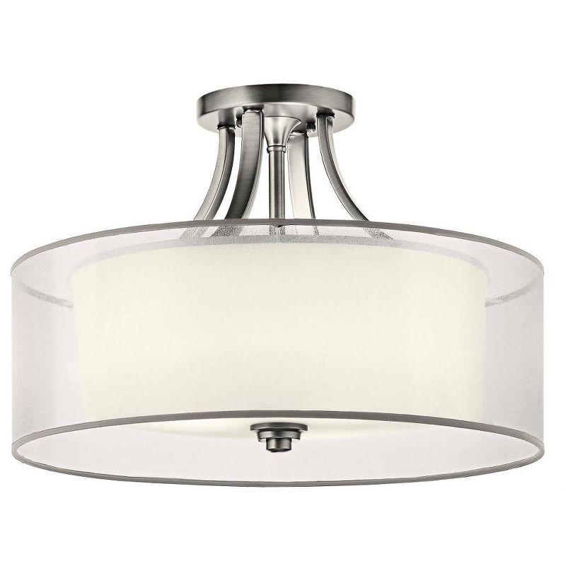 Kichler Lighting Lacey 4 - Light Semi-Flush Mount in  Antique Pewter