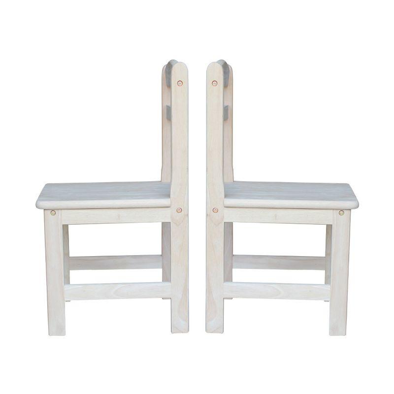 International Concepts Set of Two Juvenile Chairs