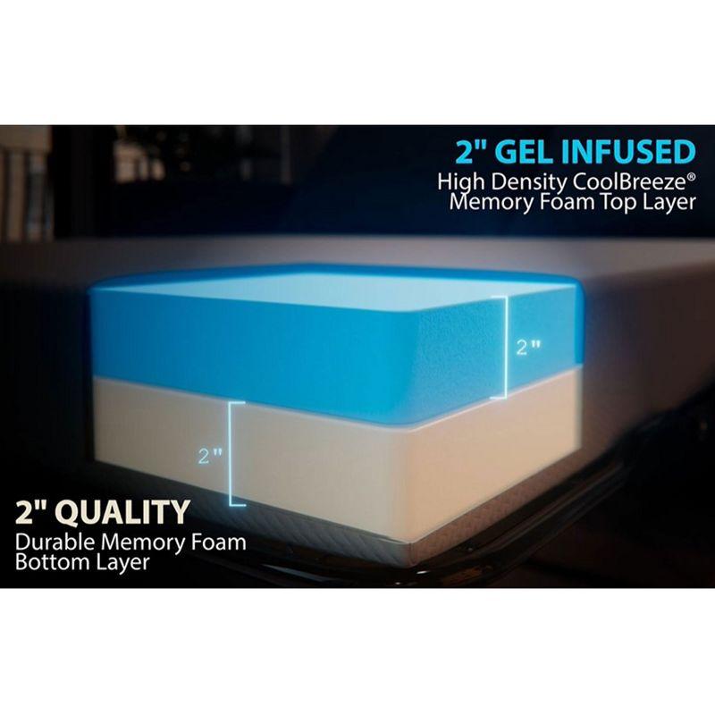 Queen Gel Memory Foam Convertible Sofa Bed Mattress