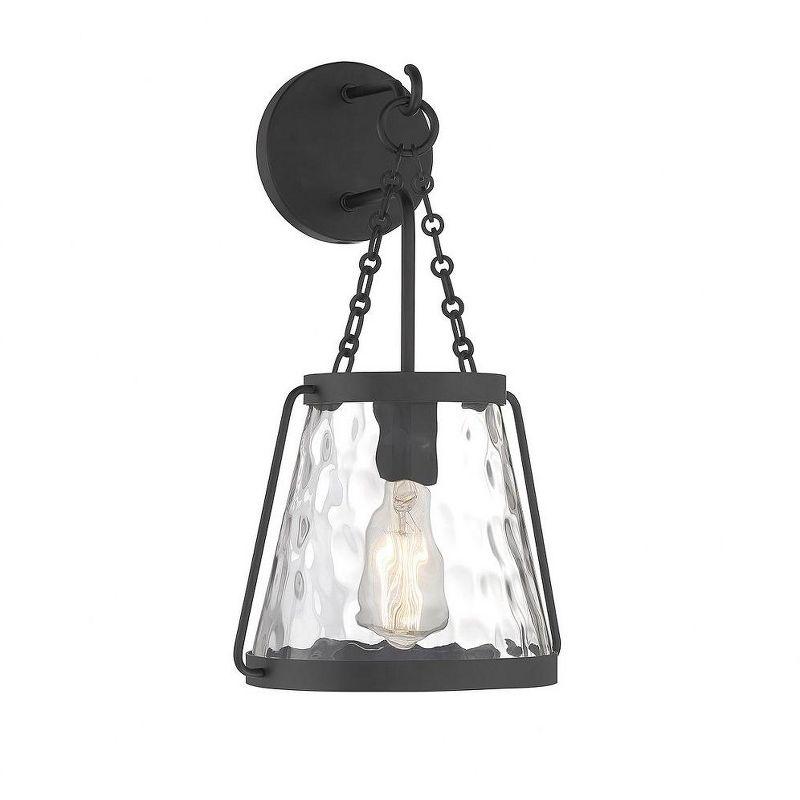 Savoy House Crawford 1 - Light Wall Light in  Matte Black