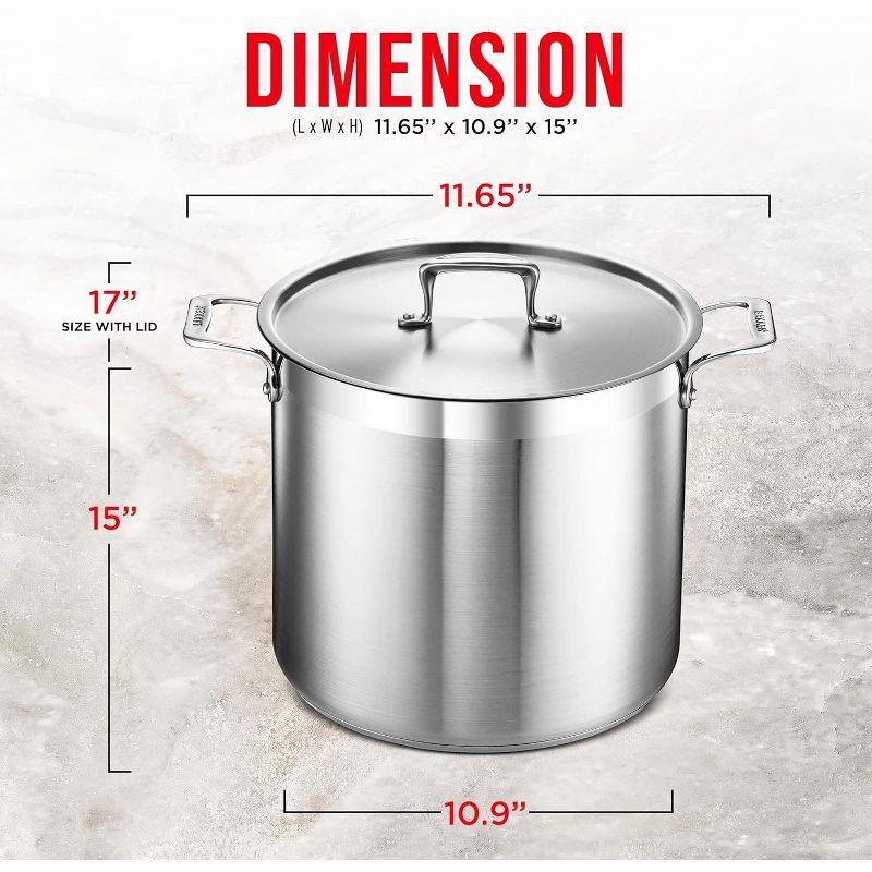 Lifemaster Non-Stick Steel Stock Pot