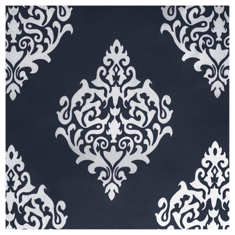 Set of 2 / Pair Medallion Blackout Thermal Grommet Top Window Curtain Panels Exclusive Home