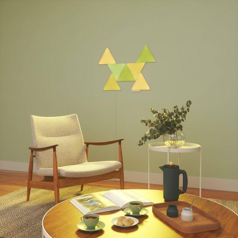 Nanoleaf 7pk Shapes Triangle Smarter LED Light Kit