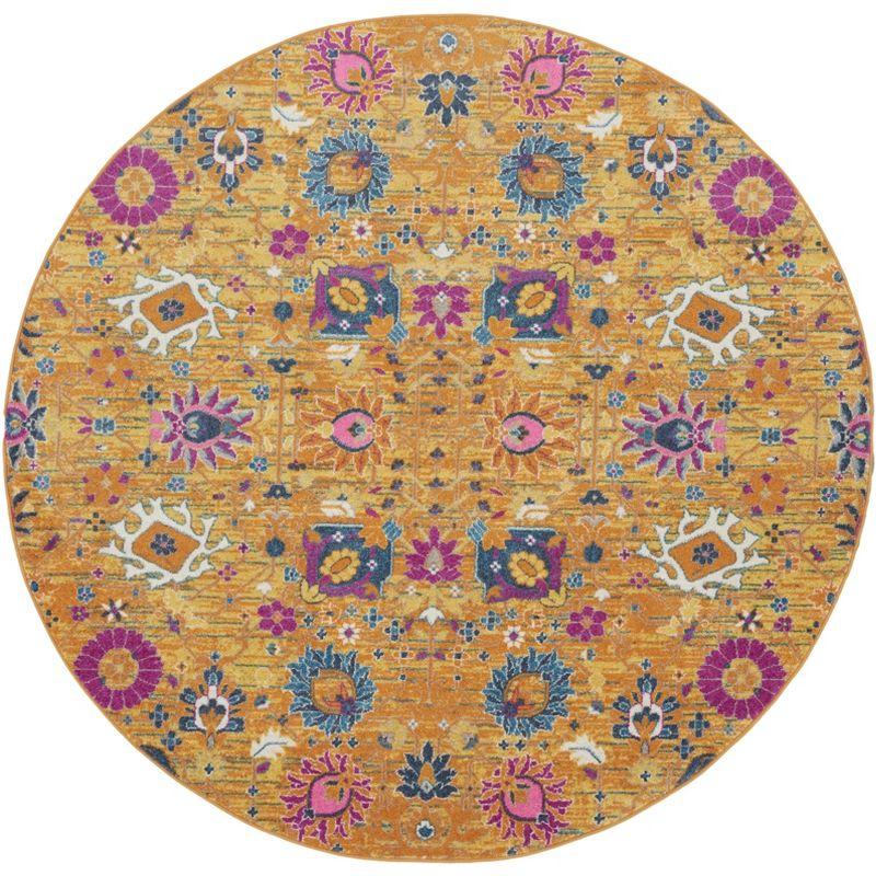 Nourison Passion Bohemian Indoor Rug Sunburst 8' x Round