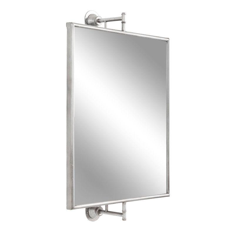 20"x31" Darbridge Rectangle Pivot Mirror Silver - Kate & Laurel All Things Decor