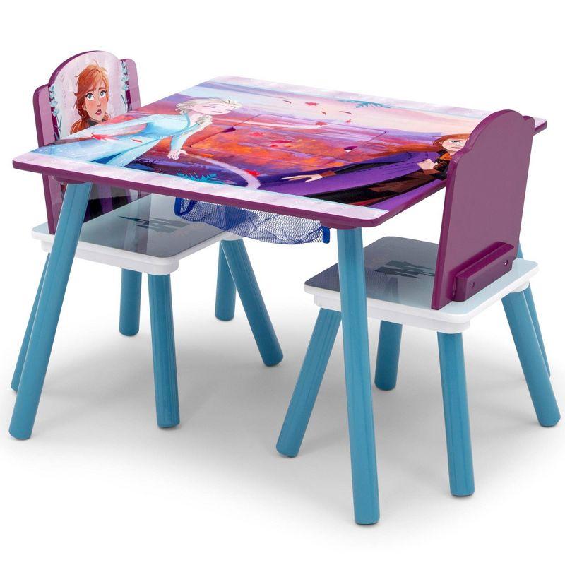 Disney Frozen 2 Kids' Table and Chair Set with Storage - Delta Children: Toddler Table, MDF Frame, Purple, Ages 3+