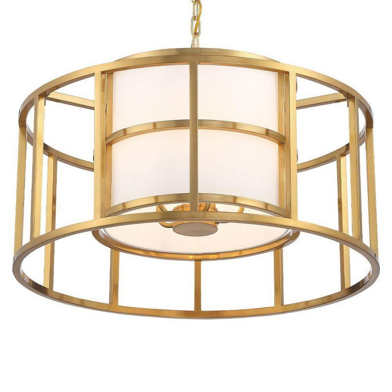 Crystorama Lighting Hulton 5 - Light Chandelier in  Gold