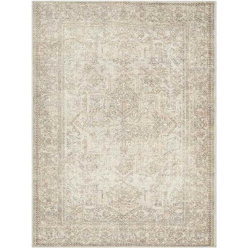 Mark & Day Margot 5'3"x7' Rectangle Woven Indoor Area Rugs Blush/Cream