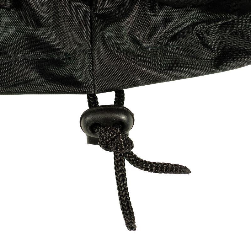 SunnyDaze Decor Oxford 22.5" Diameter x 16" H Black Solid Fire Pit Cover