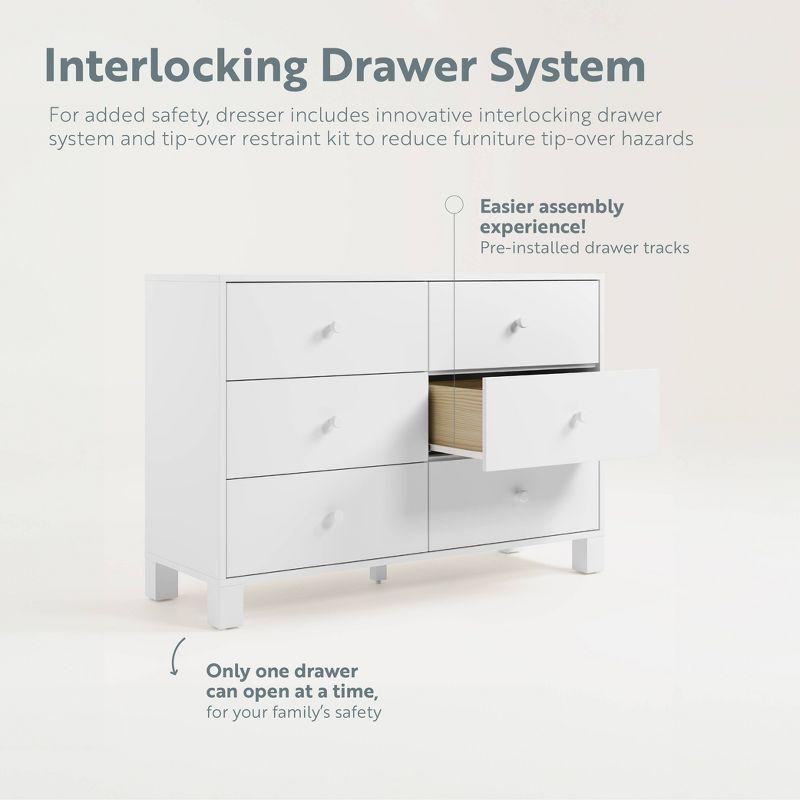 California 6 Drawer Dresser