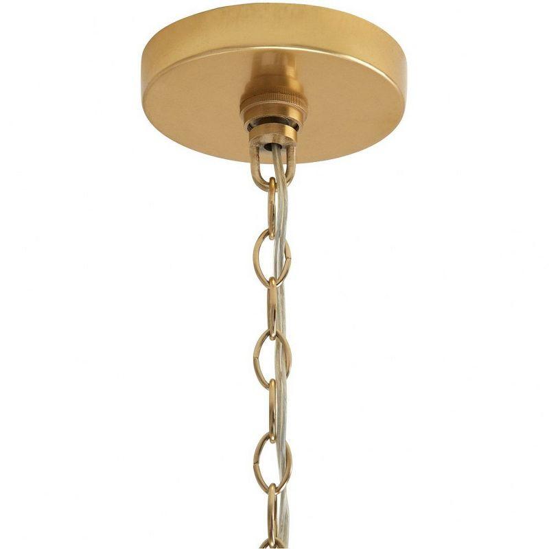 Capital Lighting Barrow 4 - Light Pendant in  Galvanized Black/True Brass