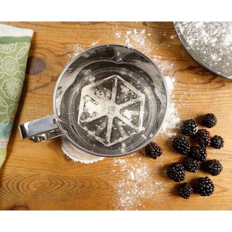 Design Imports Stainless Steel Sifter with 3.5'' Diameter