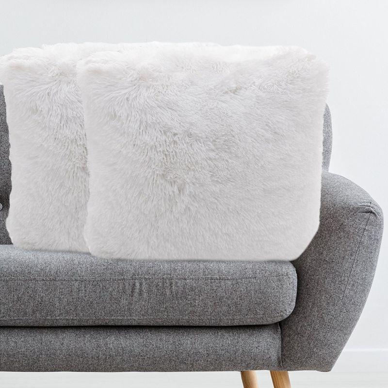 Faux Fur Throw Pillow