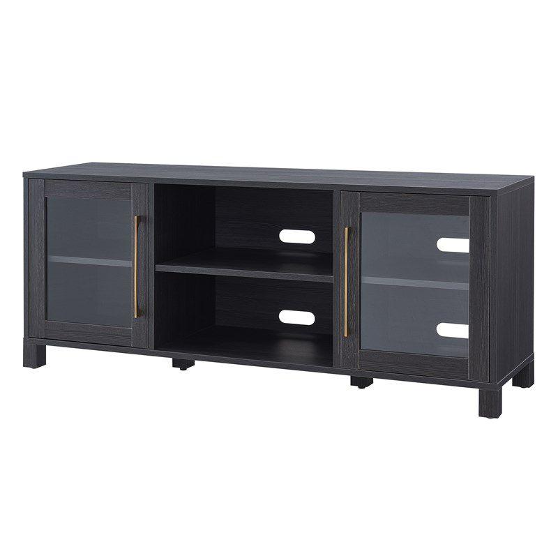 58" Charcoal Gray TV Stand - Henn&Hart