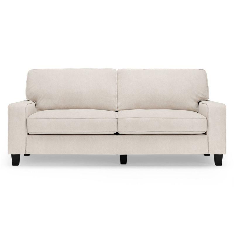 Serta Palisades 78" Track Arm Sofa, Easy Care Fabric, Soft Pillow Back, Pocket Coil Seat Cushions