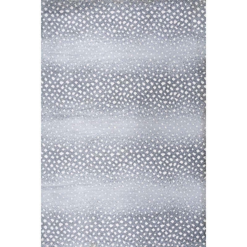 3'x 5' Antelope Modern Animal Area Rug, Light Gray/Cream - JONATHAN Y