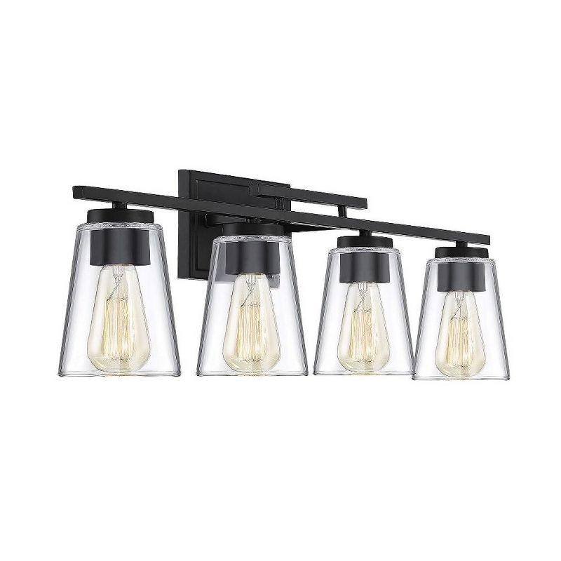 Savoy House Calhoun 4 - Light Vanity in  Warm Brass