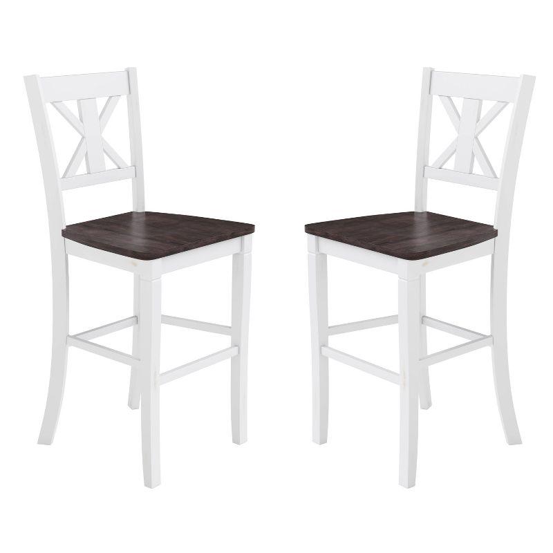 Bakersville Solid Wood Counter Stool (Set of 2)