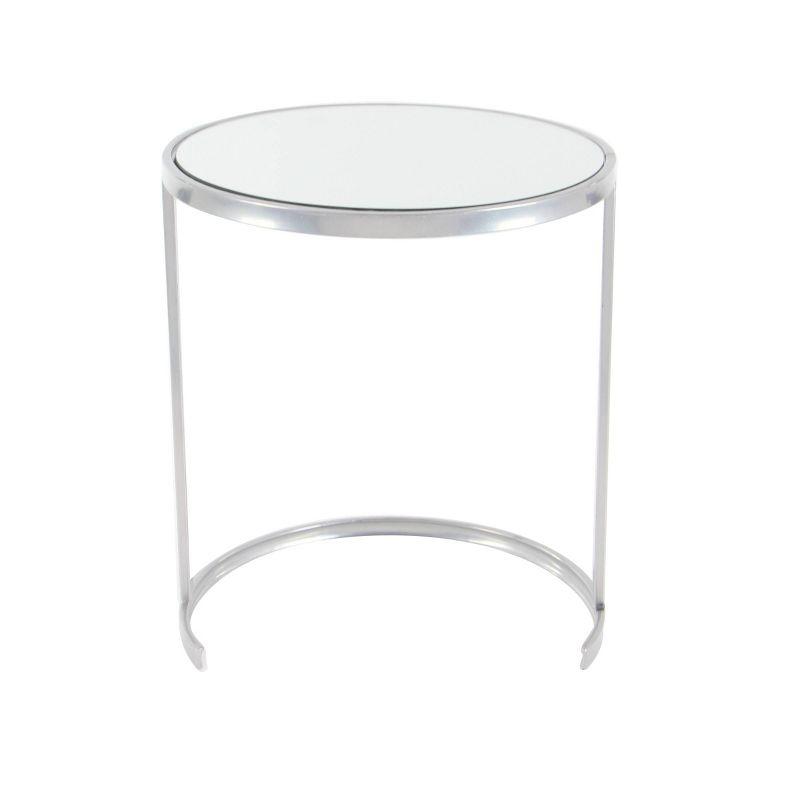 Set of 3 Contemporary Metal Accent Table - Olivia & May