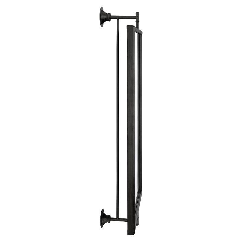 24"x40" Darbridge Rectangle Pivot Mirror Black - Kate & Laurel All Things Decor: Traditional Style, Wall Mounted, Includes Hardware