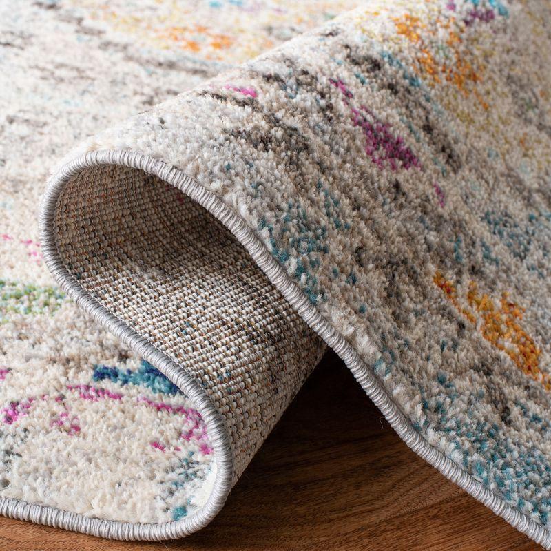 Madison MAD418 Power Loomed Indoor Area Rug - Grey/Yellow - 8'x10' - Safavieh