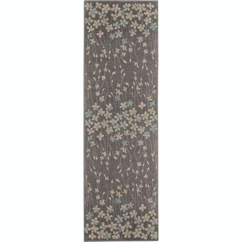 Nourison Tranquil Bohemian Botanical Bloom Area Rug