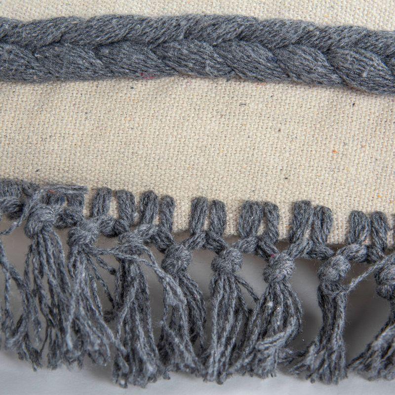Rizzy Home Fringed Throw Pillow