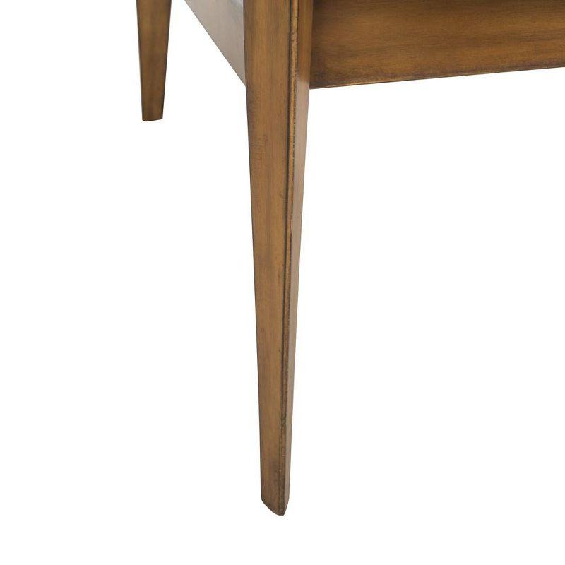 Dilan Safari Chair - SFV9005 - Light Brown/Brown - Safavieh Couture