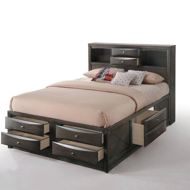 Wildon Home® Elyne Bookcase Storage Bed