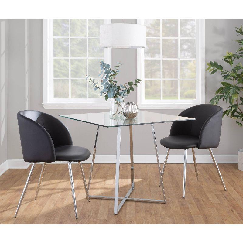 Set of 2 Fran Contemporary Dining Chairs - LumiSource