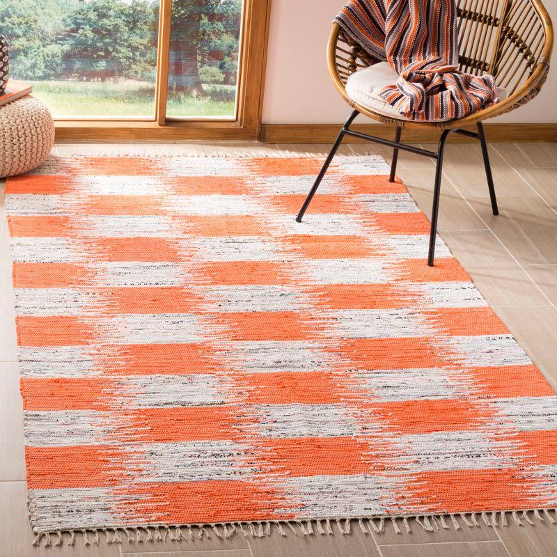 Montauk MTK721 Hand Woven Area Rug - Orange/Multi - 3'x5' - Safavieh.
