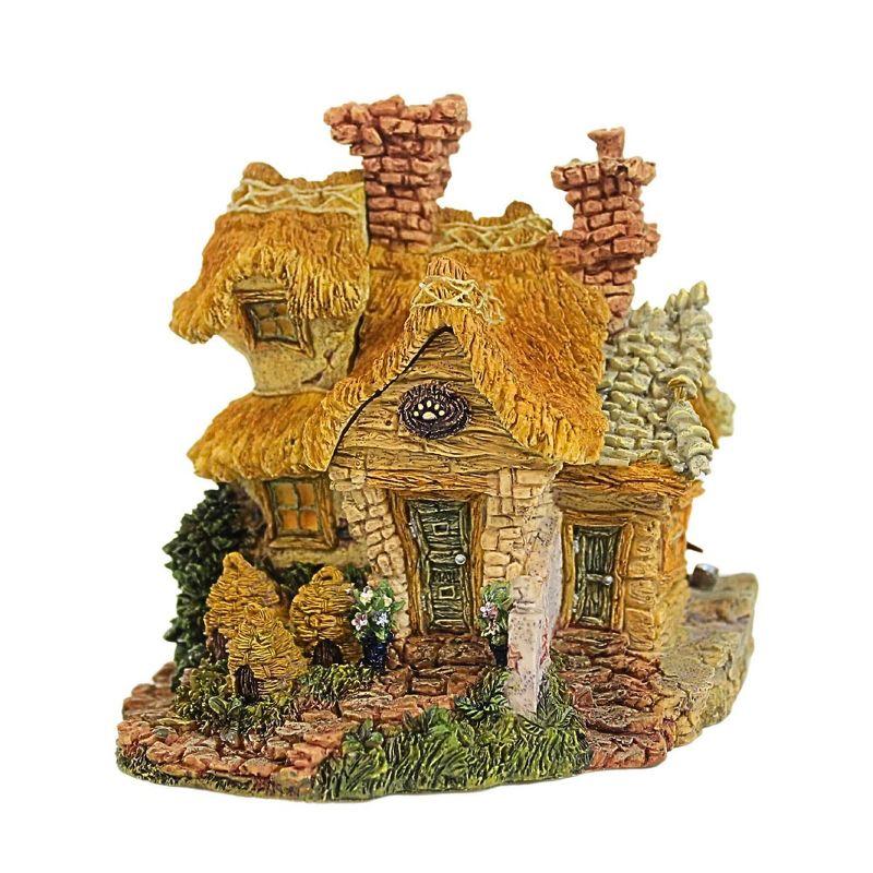 Boyds Bears Resin 5.0 Inch Baileys Cozy Cottage Bearly-Built Villages Animal Figurines