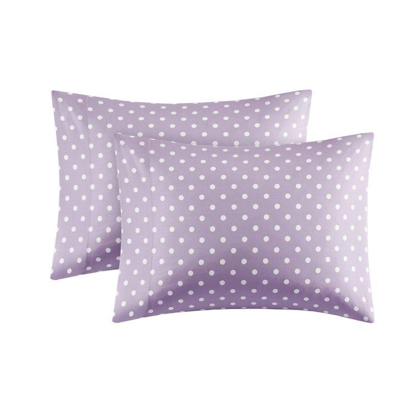 Intelligent Design Polka Dot Polka Dot Printed 100% Cotton Sheet Set