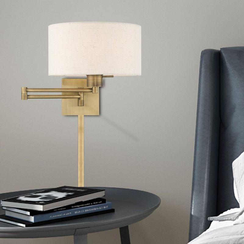 Kevyn Single Light Steel Dimmable Swing Arm Sconce
