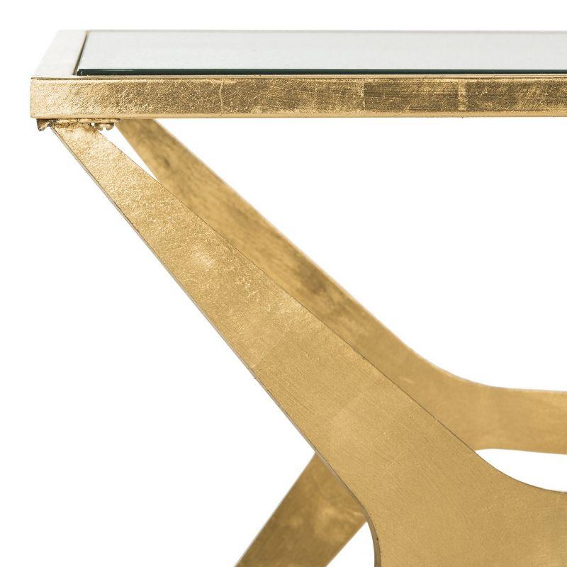 Edythe Coffee Table - Gold/Clear - Safavieh