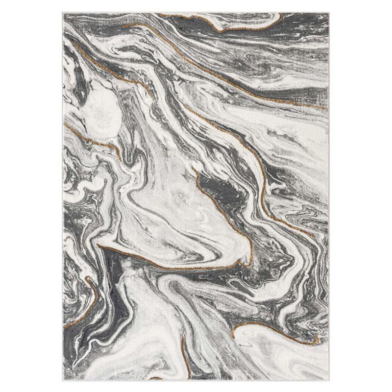 Marble Abstract Pattern Area Rug