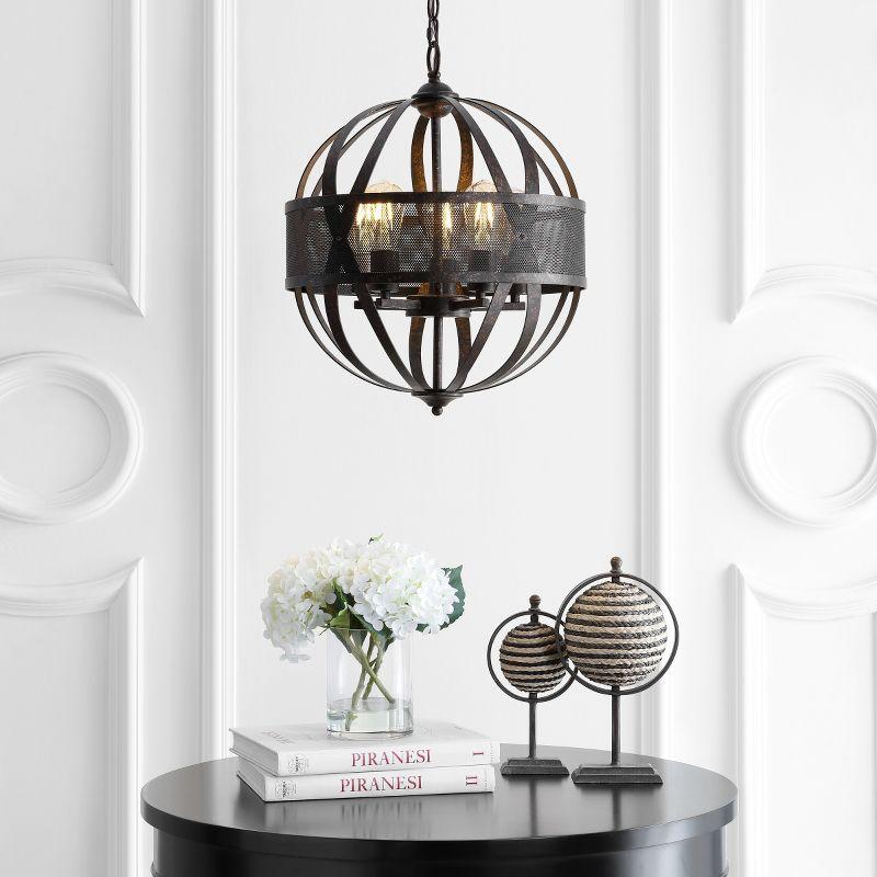 Colby 5 Light 16.75" Pendant - PND4057 - Brass - Safavieh
