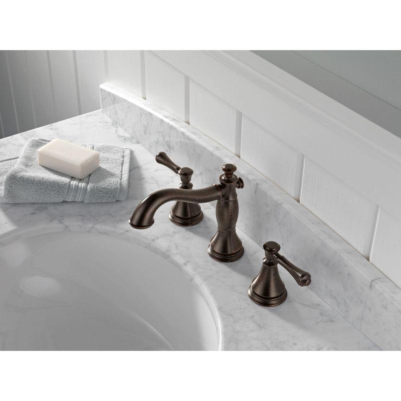 Cassidy Widespread Bathroom Faucet 3 Hole, 2-handle Bathroom Sink Faucet with Drain Assembly