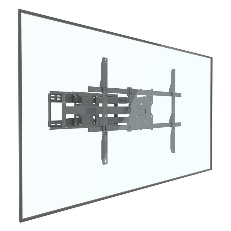 Mount-It! Full Motion TV Wall Mount with 39 Inch Long Extension Arms, Heavy Duty Dual Arm TV Mount Fits 65 to 110 Inch TVs & Fits 16 and 24 Inch Studs