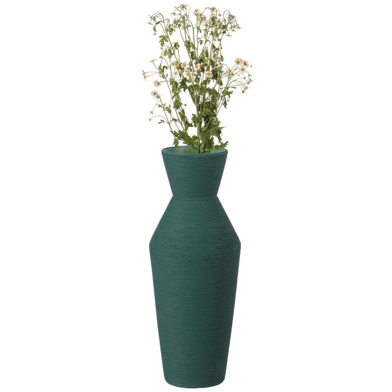 Elegant Green Ceramic 11" Decorative Table Vase