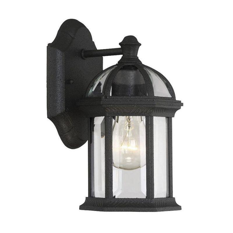 Savoy House Kensington 1 - Light Wall Light in  Textured Black