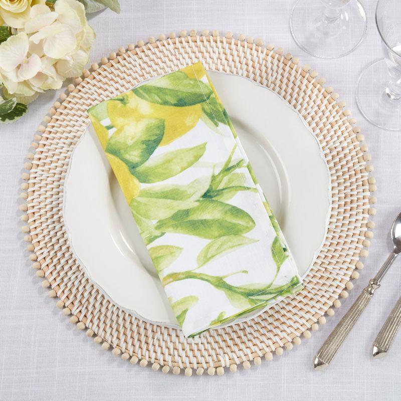 Citrea Polyester Floral Square Napkin