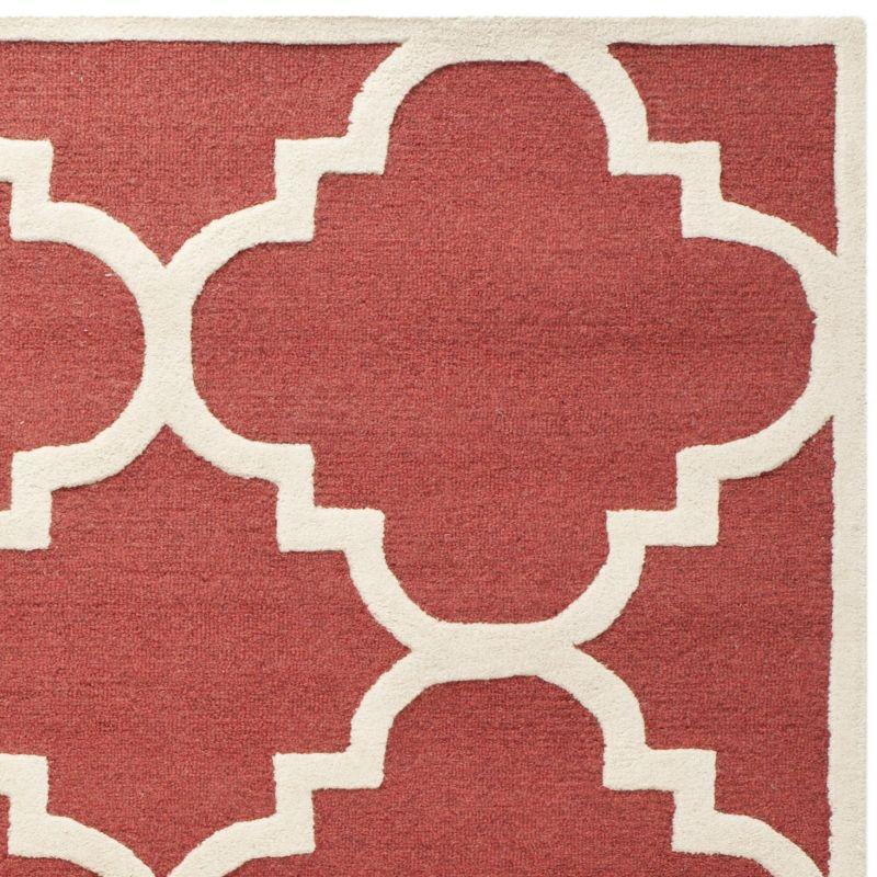 Cambridge CAM140 Tufted Indoor Accent Rug - Rust/Ivory - 3'x5' - Safavieh