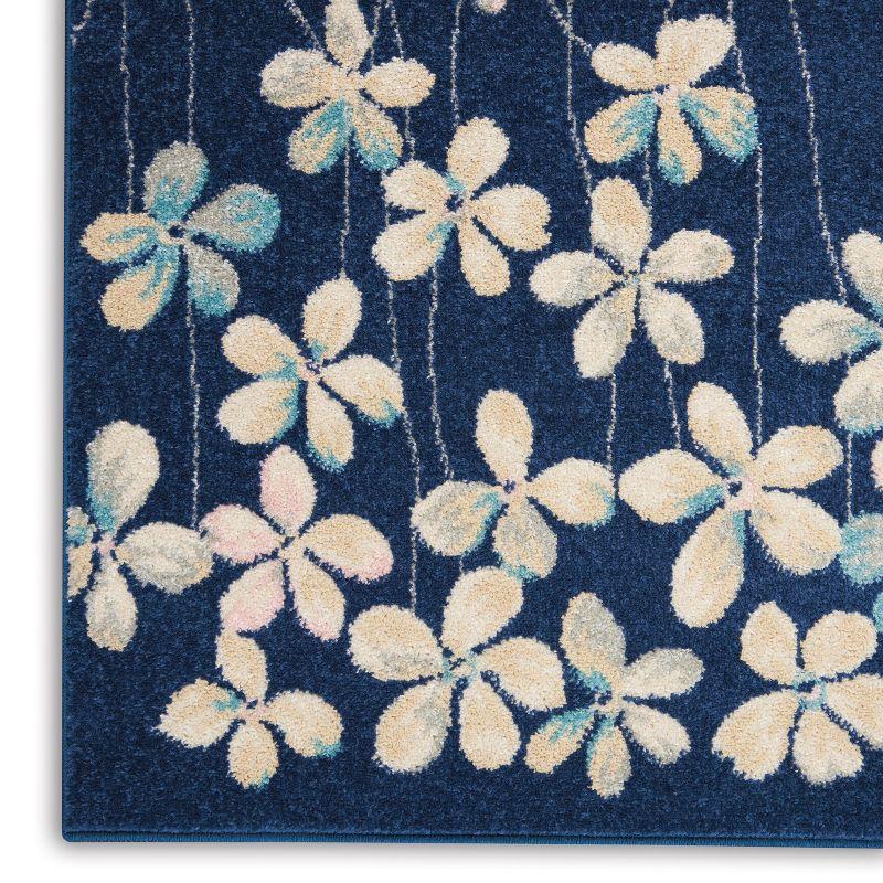 Nourison Tranquil Bohemian Botanical Bloom Area Rug