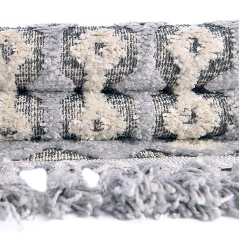 Unique Loom Arlo Collection Area Rug - Lenny (9' 10" Square Gray/Ivory)