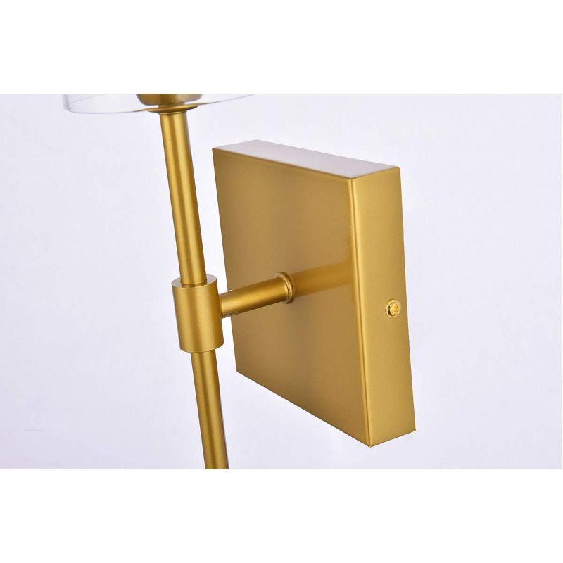 Elegant Lighting Elsreth 1 light brass wall sconce